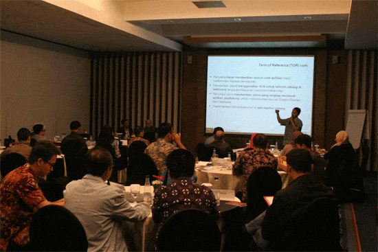 Suasana Workshop Pengadaan Lisensi Aplikasi tahun 2014