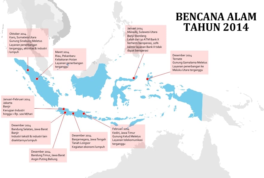 peta bencana indonesia