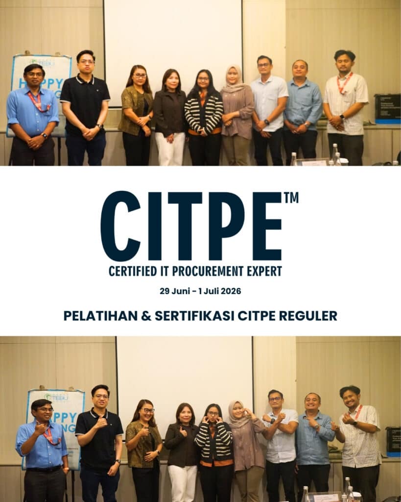 Pelaksanaan Certified IT Procurement Expert (CITPE) Reguler Pada 29 Juni – 1 Juli 2026 di Bandung | PRESS RELEASE